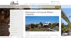 Desktop Screenshot of casadehilario.com